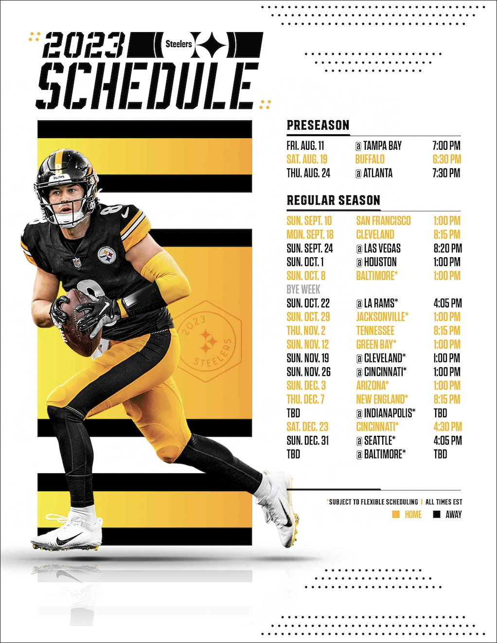 Steelers Schedule 2023 Steelers News NOW
