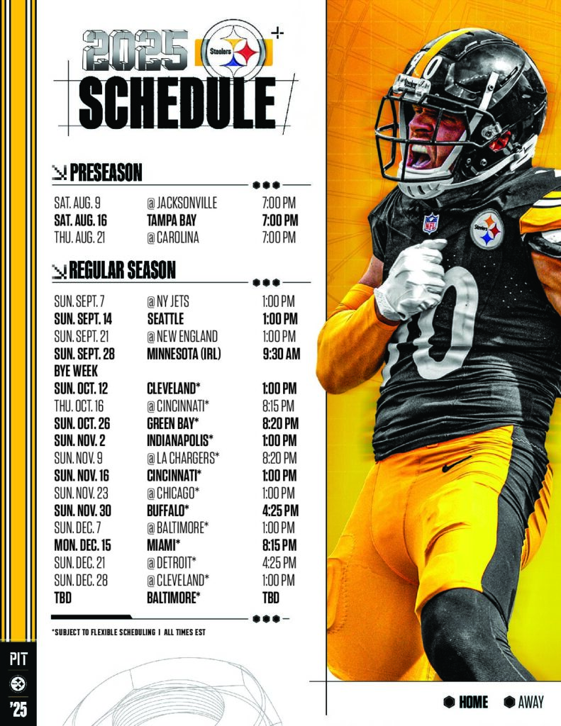 Steelers Schedule for 2025 Season